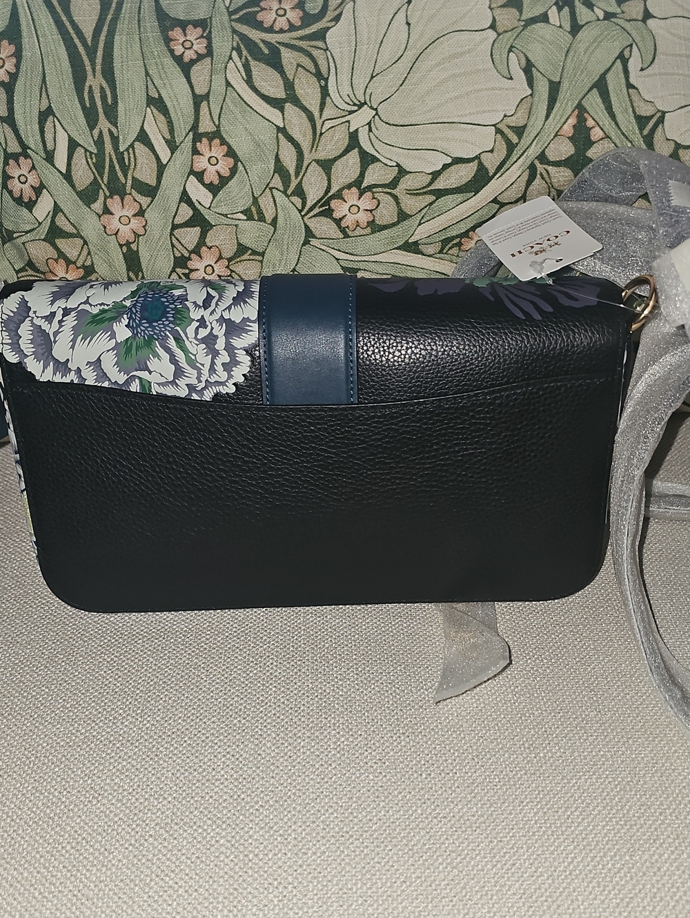 Coach 6020 Georgie Shoulder Bag - Black/Green/Khaki Kaffe Fassett NWT RARE - Picture 8 of 10